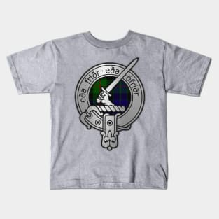 Clan Gunn Crest & Tartan - Old Norse Kids T-Shirt